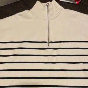 Zara striped knit sweater